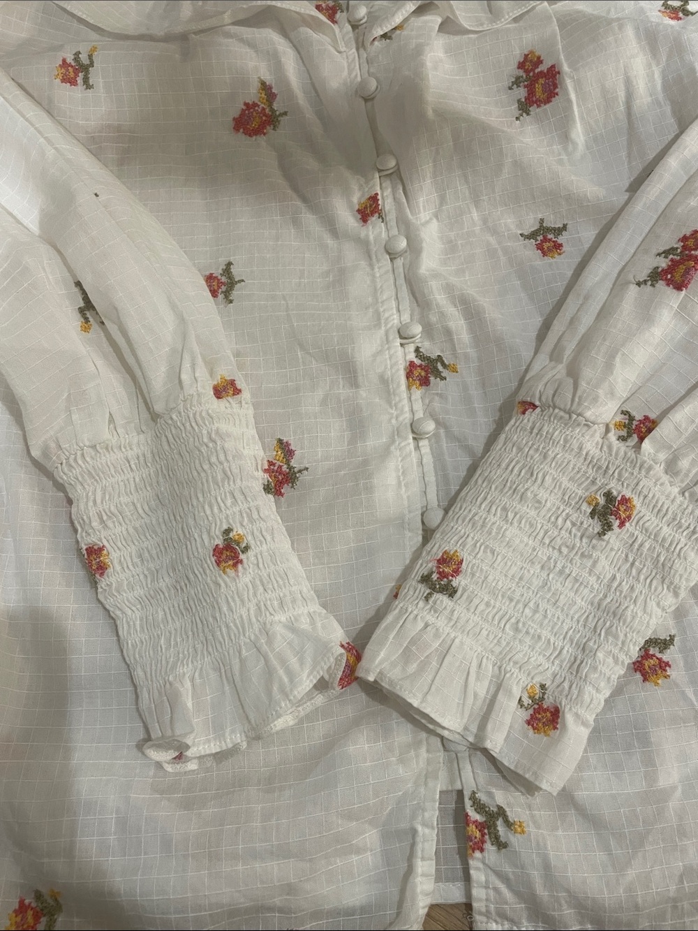 Sezane Donna Blouse NWT Europen Size 36/ US Size 2 Like New - Picture 9 of 12